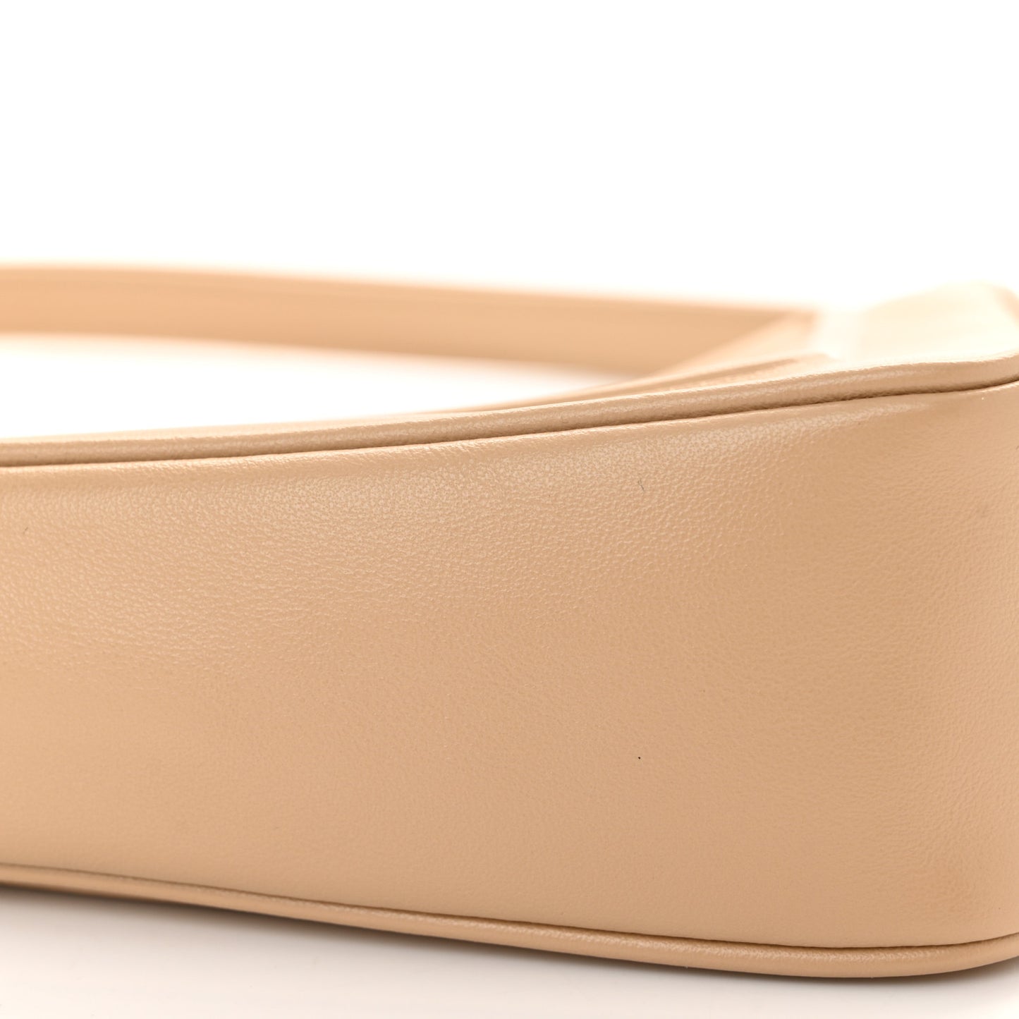 Grace Lux Triangle Logo Embossed Mini Triangle Bag Sabbia