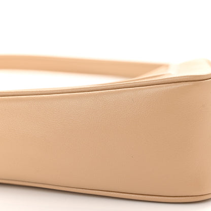 Prada Grace Lux Triangle Logo Embossed Mini Triangle Bag Sabbia 9 of 11