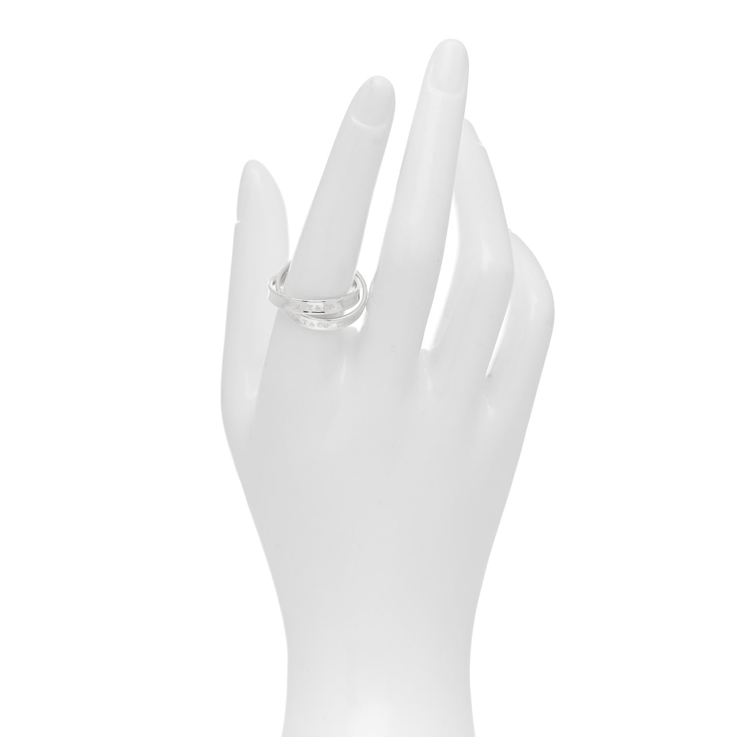 Sterling Silver 1837 Interlocking Circles Ring 56 7.5