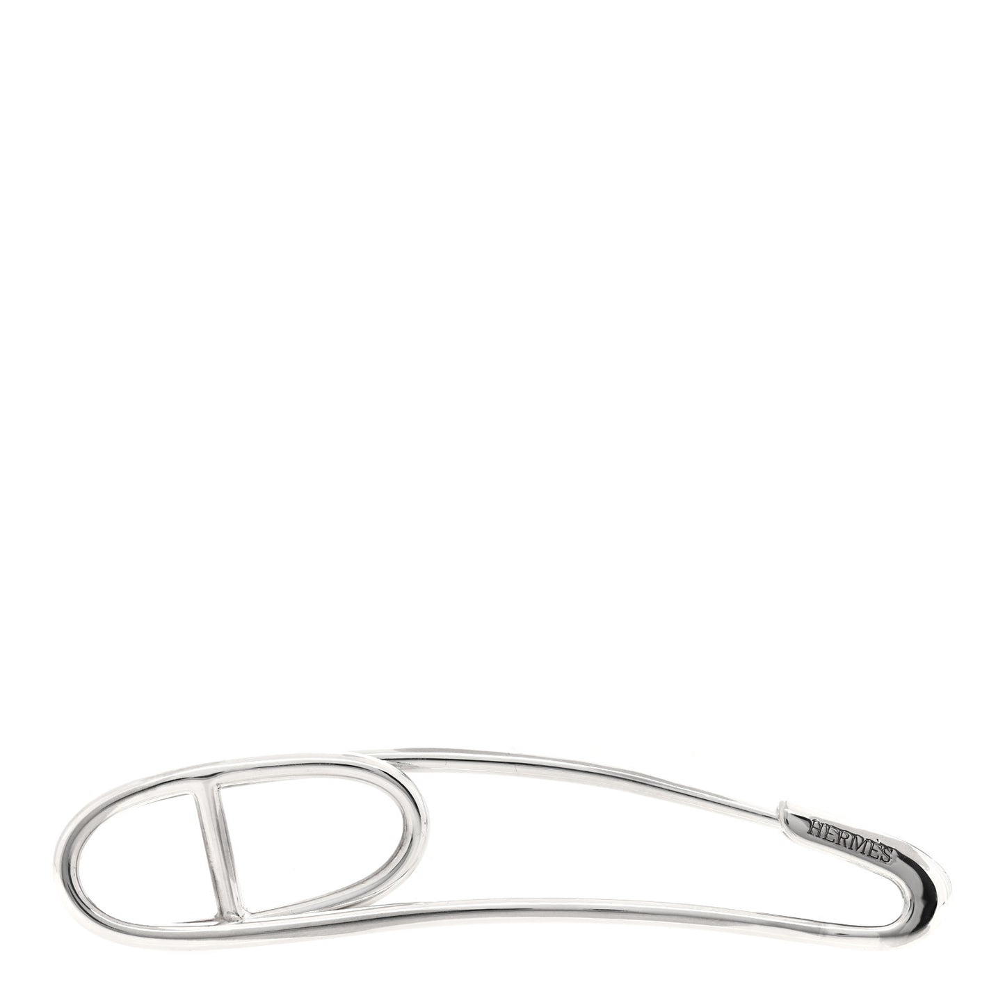 Sterling Silver Chaine d'Ancre Punk Brooch Pin