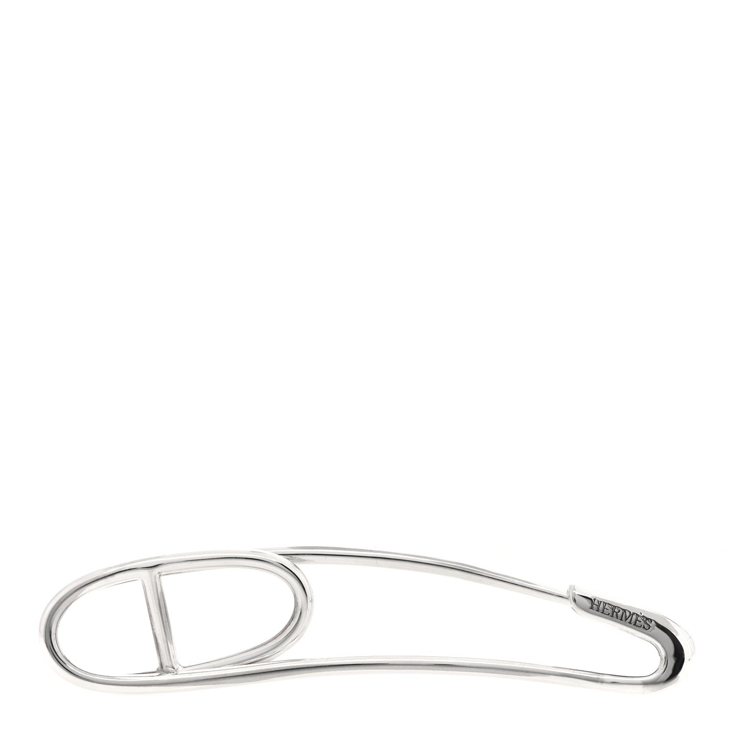 Hermes Sterling Silver Chaine d'Ancre Punk Brooch Pin 1 of 4