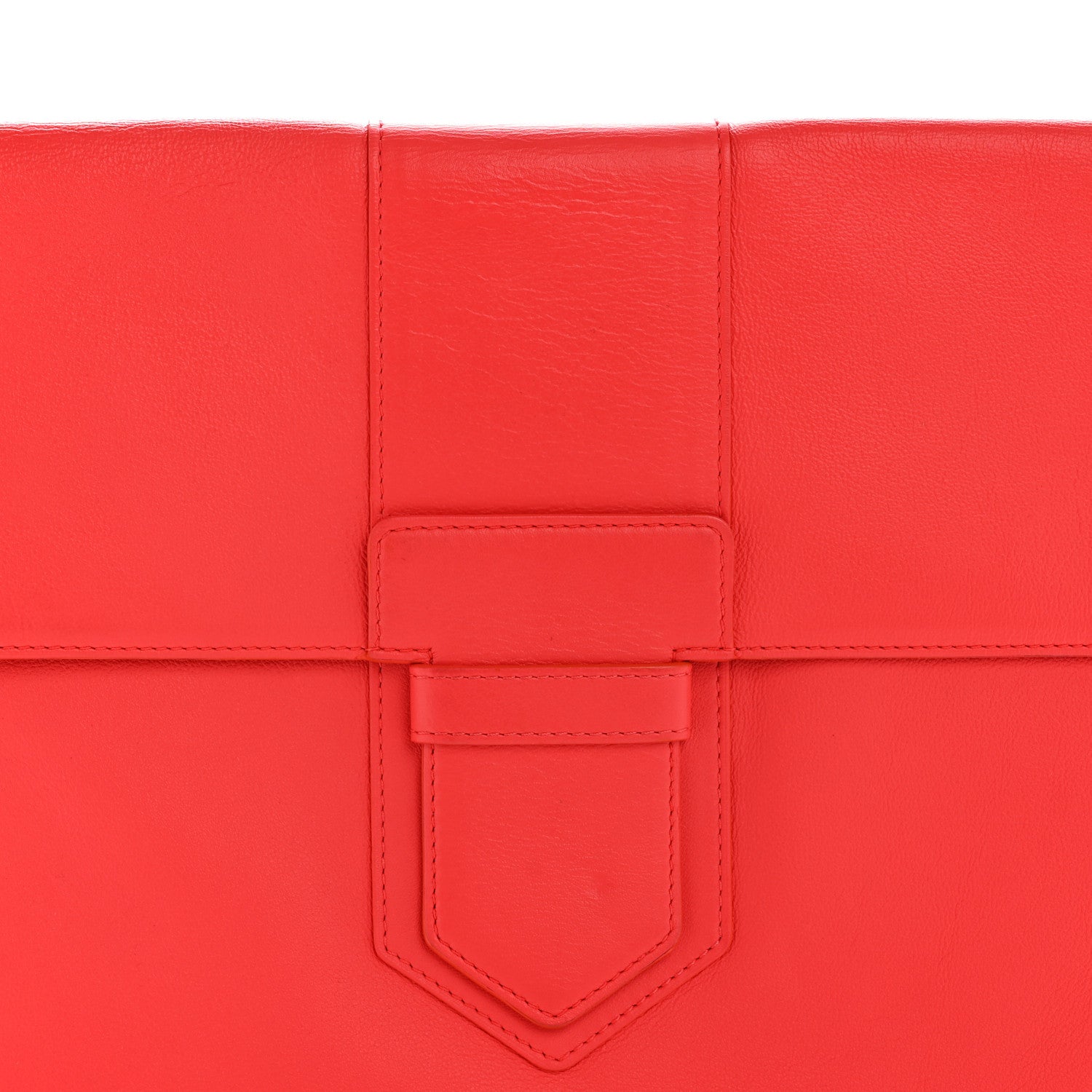 Delvaux Taurillon Crispe Presse A5 Pouch Red 7 of 12
