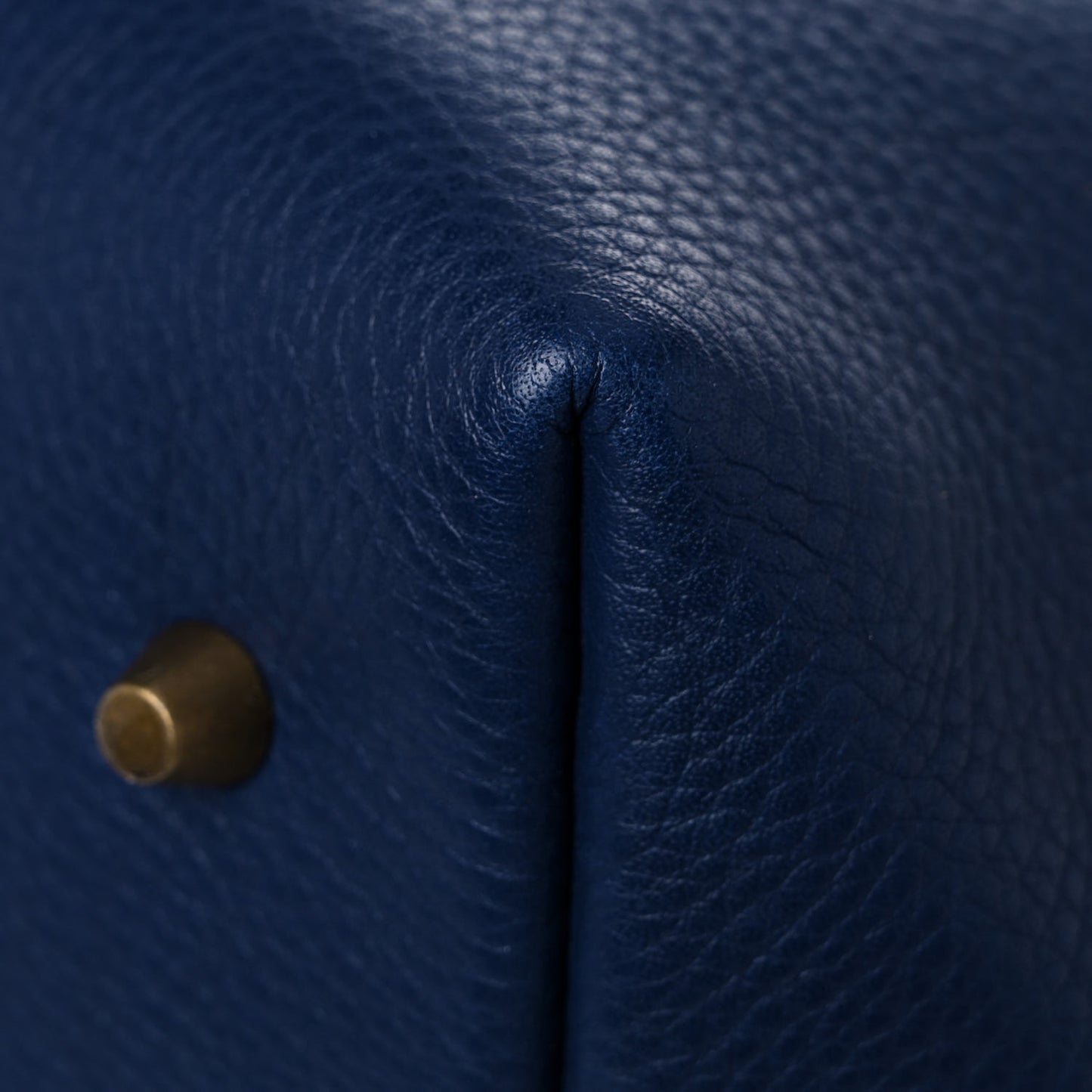 Grainy Calfskin House Check Canvas Heston Crossbody Blue