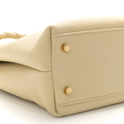 Bottega Veneta Silky Calfskin Medium Andiamo Shoulder Bag Light Butterscotch 9 of 10