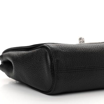 Mulberry Glossy Goatskin Small Lily Flap Black 10 of 11