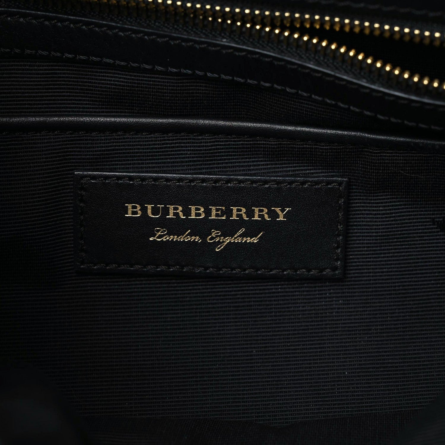 Burberry Nylon Medium Rucksack Runway Backpack Black Gold 6 of 22