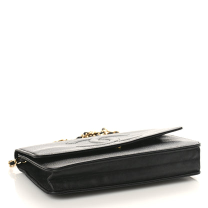 Chanel Caviar Timeless CC Wallet on Chain WOC Black 4 of 12