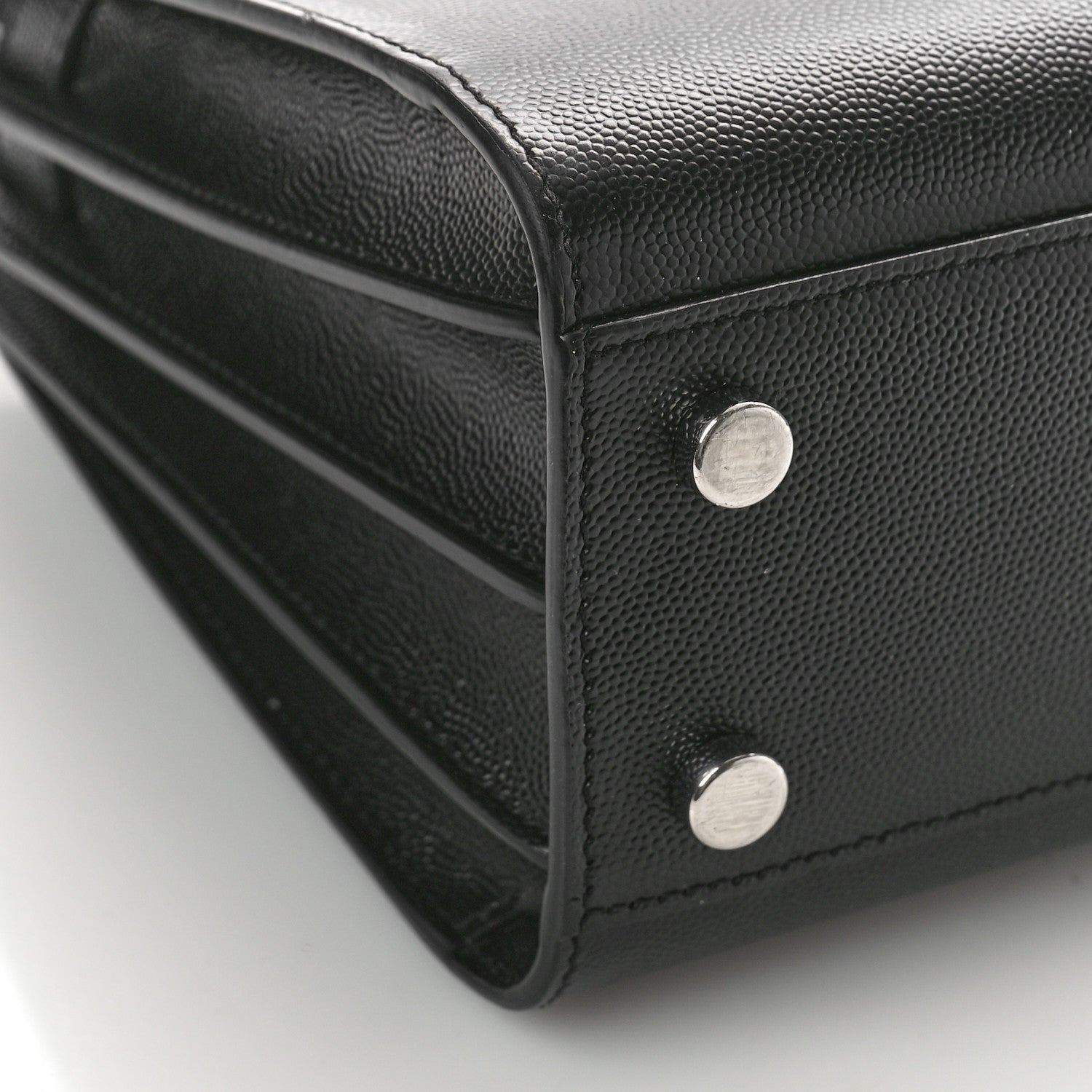 Saint Laurent Grained Calfskin Nano Sac De Jour Black 7 of 8