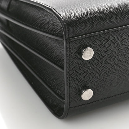 Saint Laurent Grained Calfskin Nano Sac De Jour Black 7 of 8