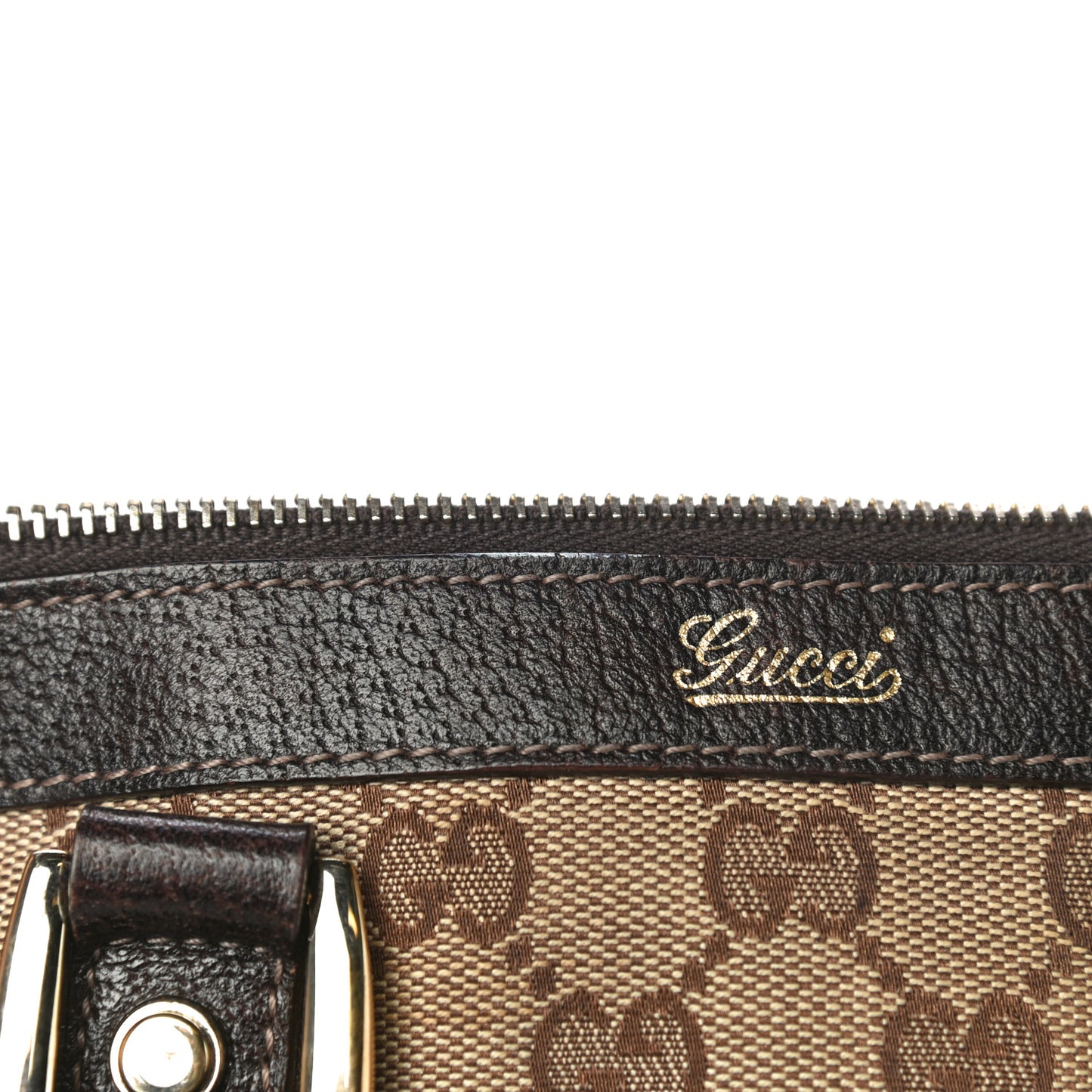 Monogram Small Abbey Tote Dark Brown