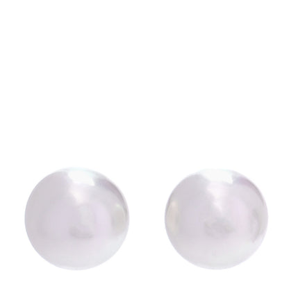 Mikimoto 18K White Gold Akoya Pearl 8-8.5mm Stud Earrings 1 of 4