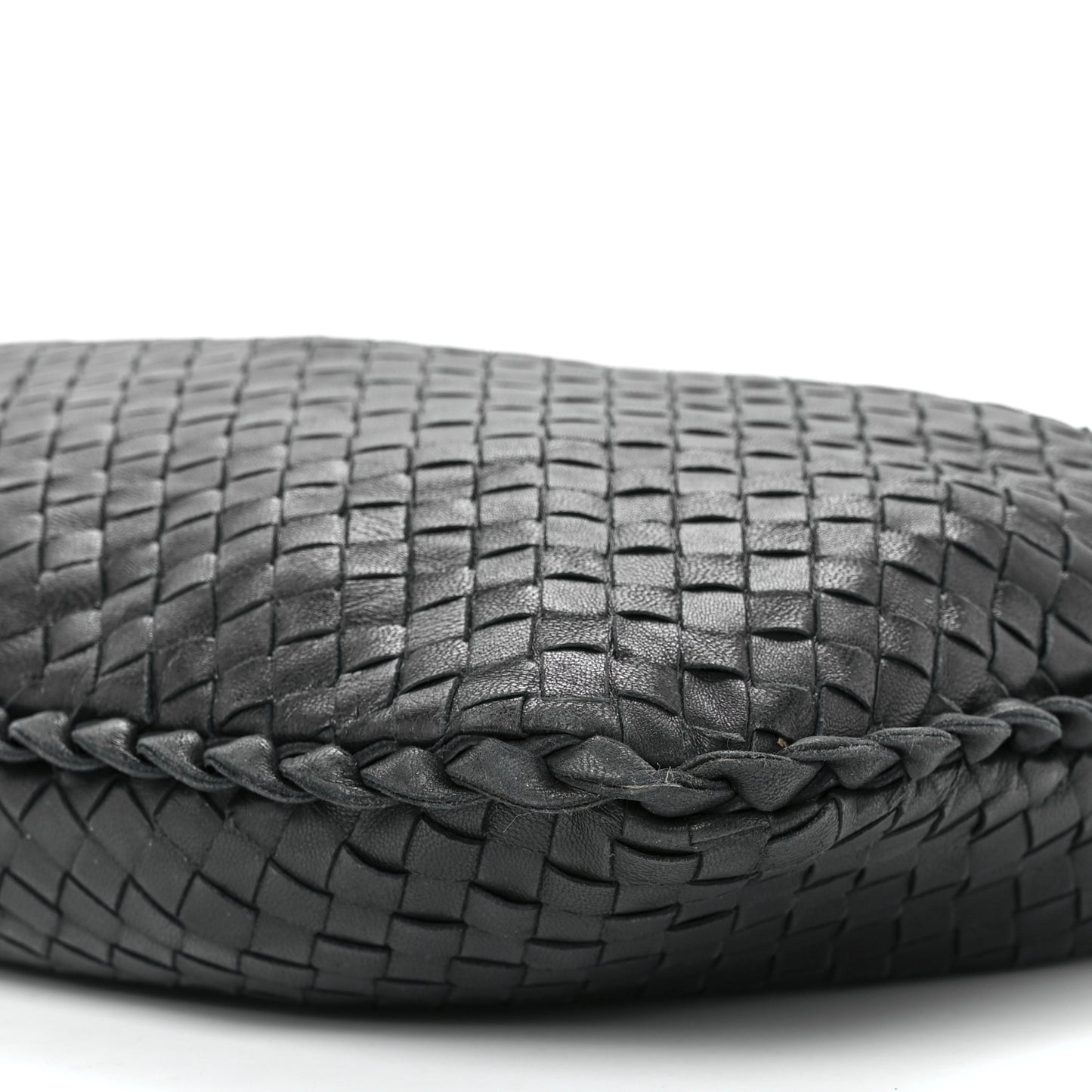 Nappa Intrecciato Medium Veneta Hobo Black