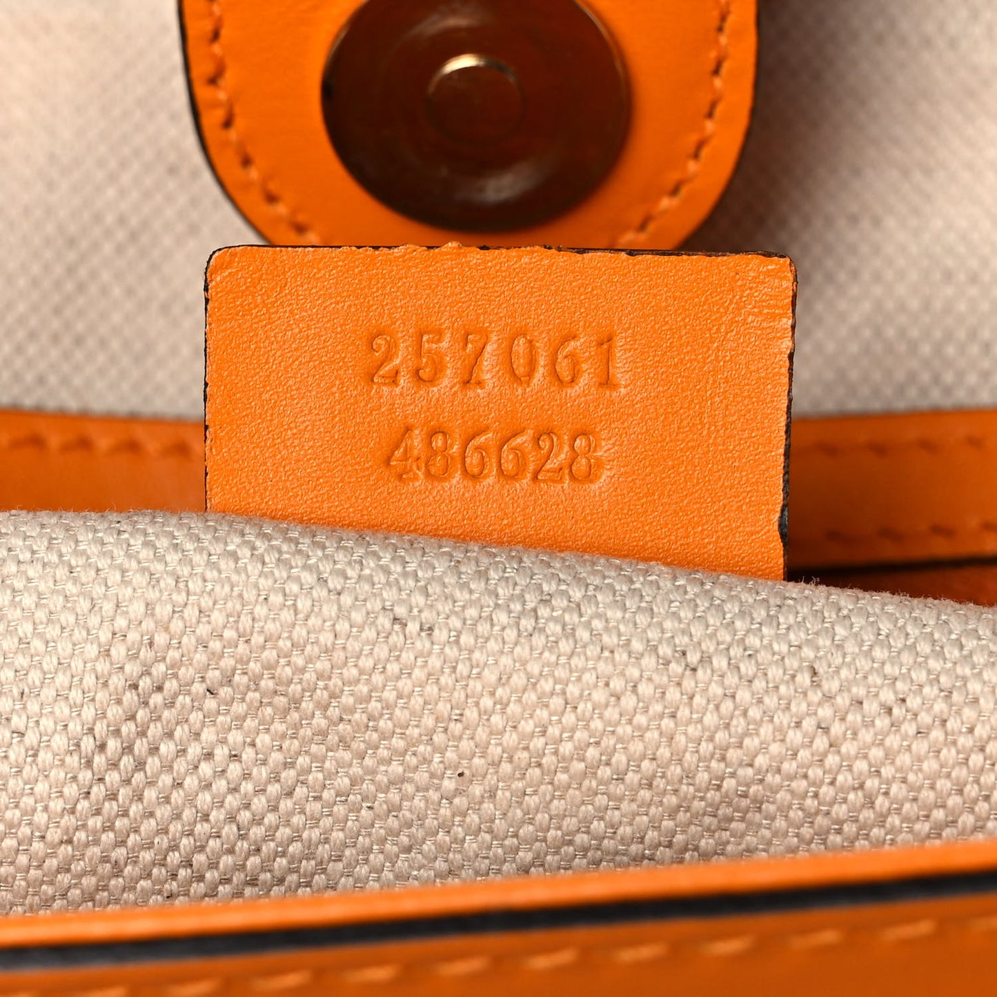 Monogram Web Medium Mayfair Tote Orange