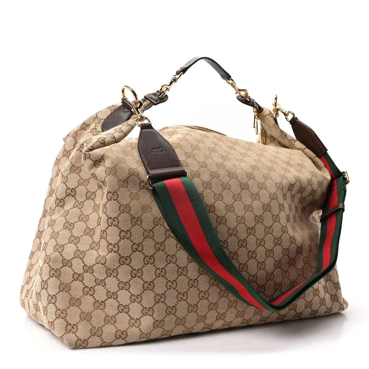 Gucci GG Monogram Brera Large Crossbody Sand Brown 3 of 10