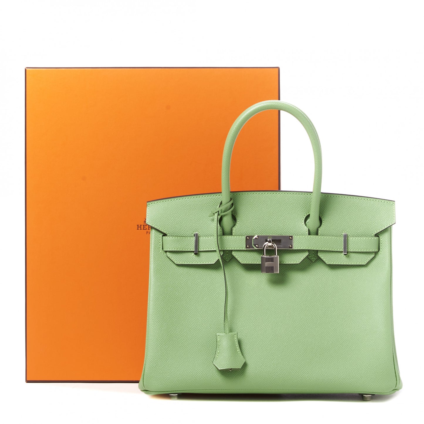 Epsom Birkin 30 Vert Criquet