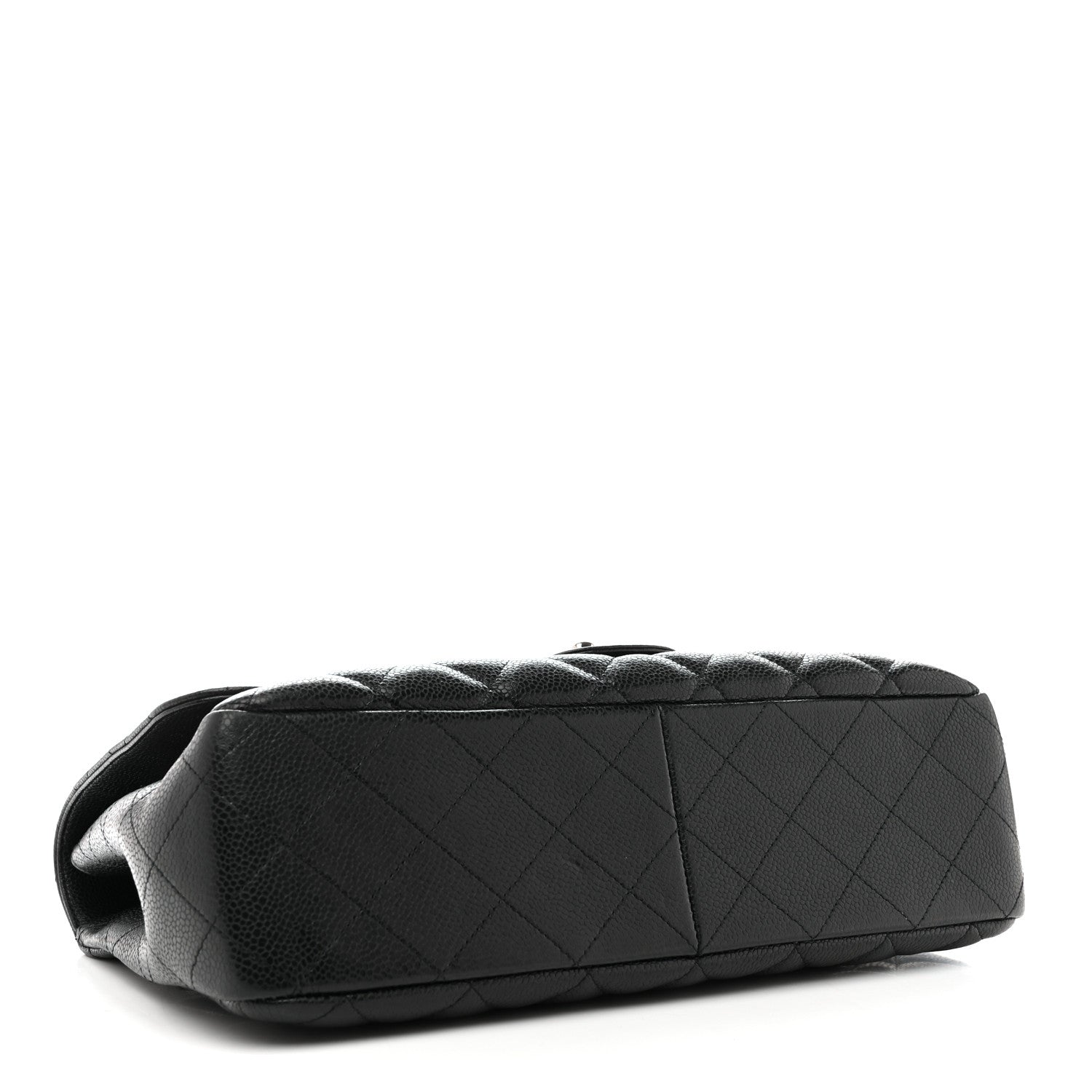 Chanel Caviar Quilted Jumbo Single Flap Black 4 of 12