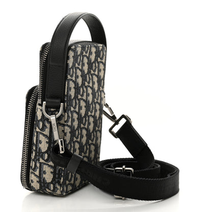 Christian Dior Oblique Micro Rider Pouch Blue 3 of 13