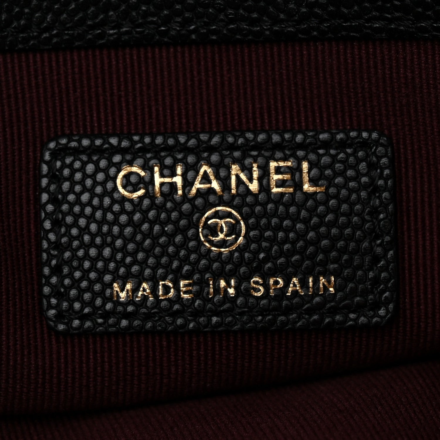 Chanel Caviar Quilted Medium Cosmetic Case Black 6 of 7