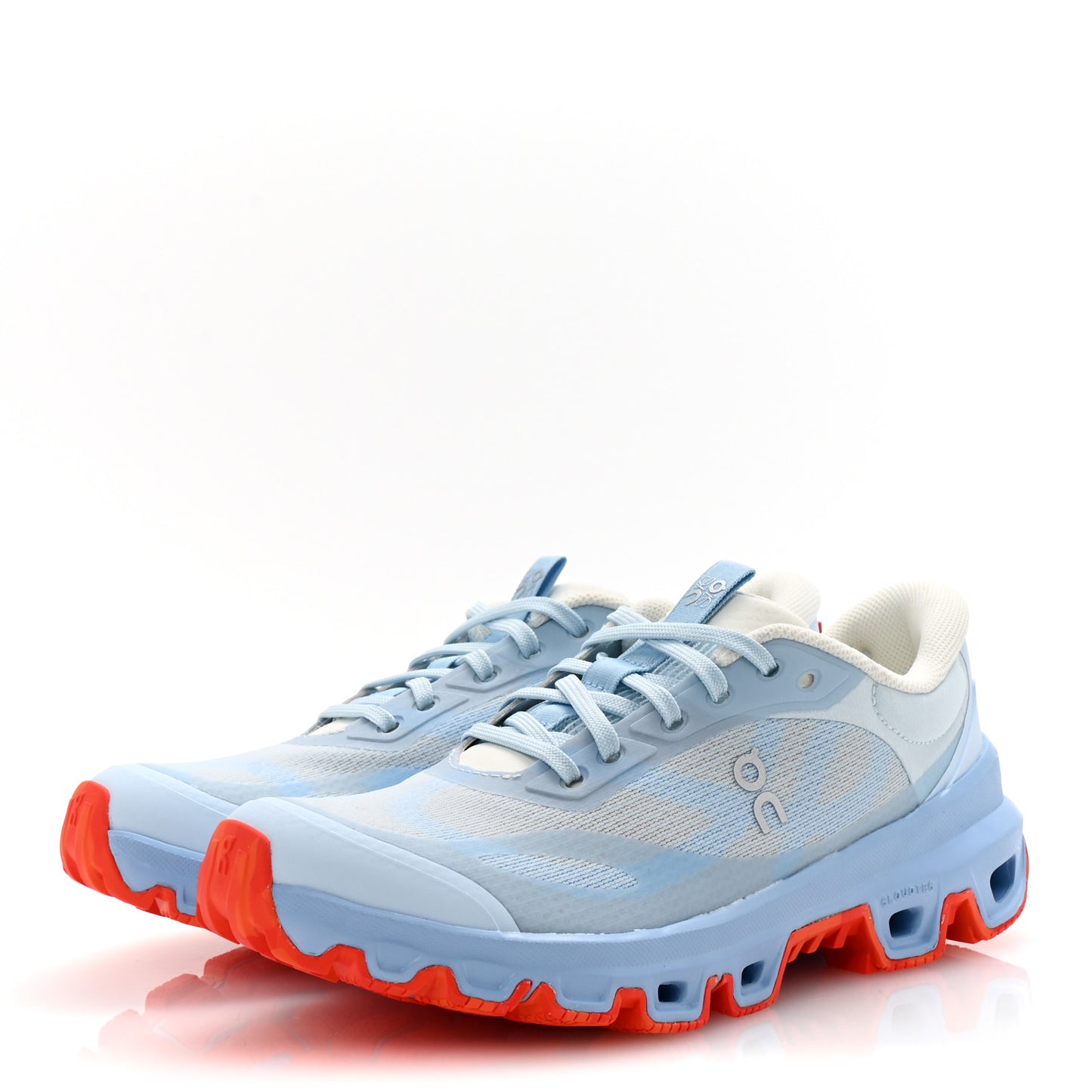 X ON Canvas Mesh Womens Cloudventure 2.0 Sneakers 38 Blue Red White