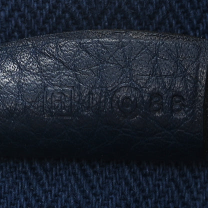 Hermes Toile Taurillon Clemence Victoria II 43 Bleu de Prusse 7 of 10