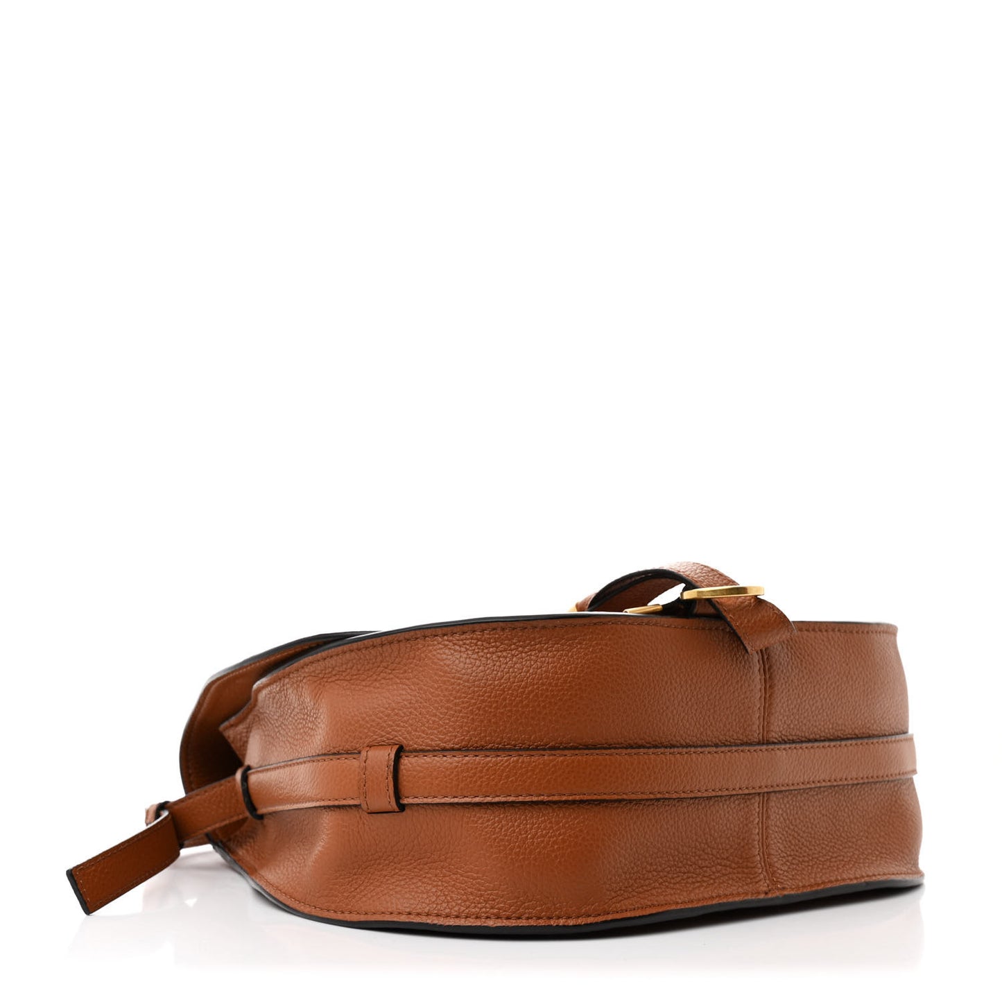 Calfskin Medium Marcie Round Crossbody Bag Tan