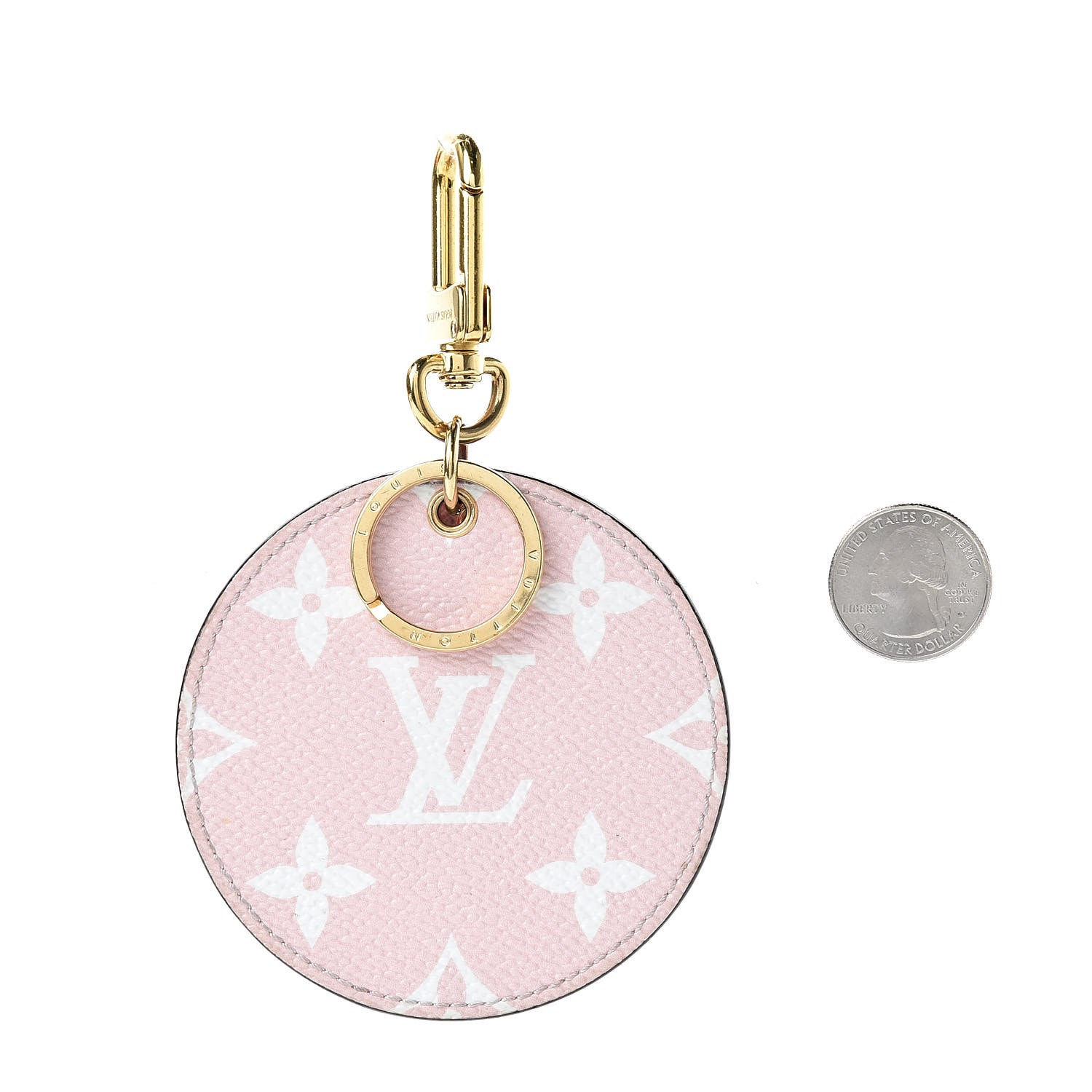 Louis Vuitton Monogram Giant Bag Charm Key Holder Rouge 2 of 5