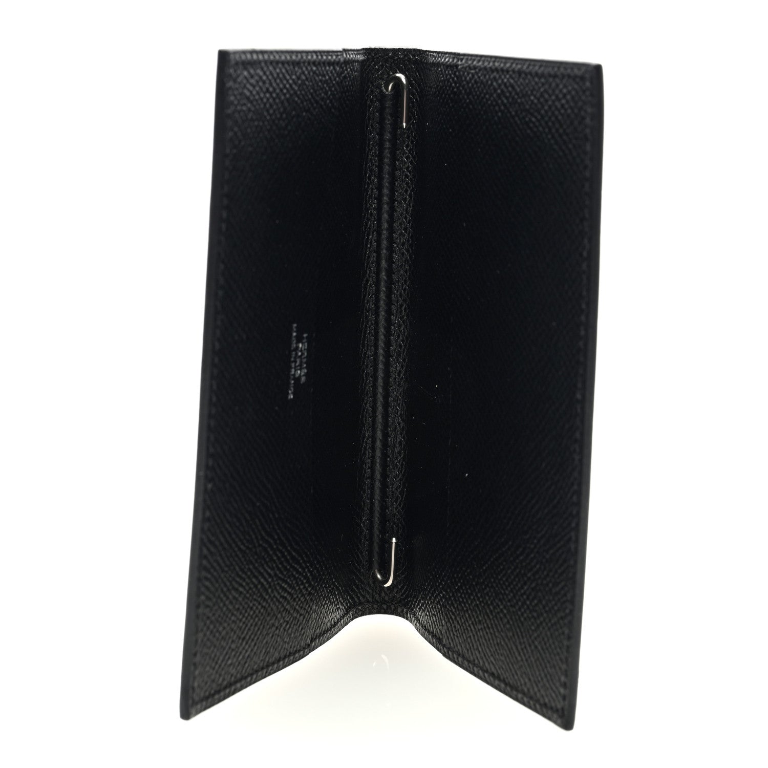 Hermes Epsom Globe Trotter Agenda Cover PM Bleu Saphir Black 5 of 6