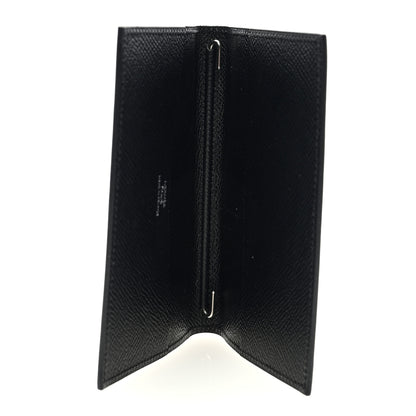 Hermes Epsom Globe Trotter Agenda Cover PM Bleu Saphir Black 5 of 6