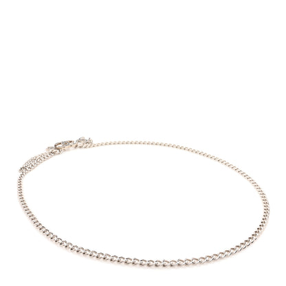 Chanel Enamel CC Chain Logo Belt Silver Black 2 of 4