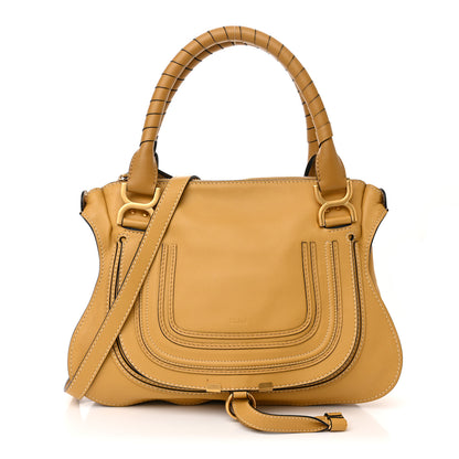 Chloe Calfskin Medium Marcie Satchel Curry Yellow 1 of 10