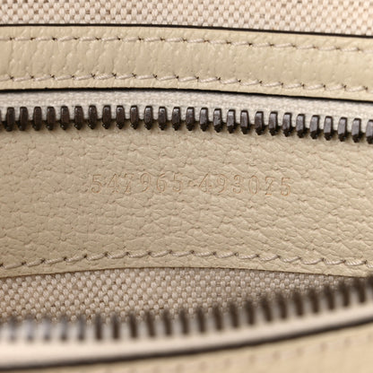 Gucci GG Supreme Monogram Textured Calfskin Web Small Ophidia Day Backpack Beige Ebony Mystic White 7 of 10