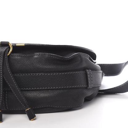 Chloe Calfskin Medium Marcie Round Crossbody Bag Black 11 of 12