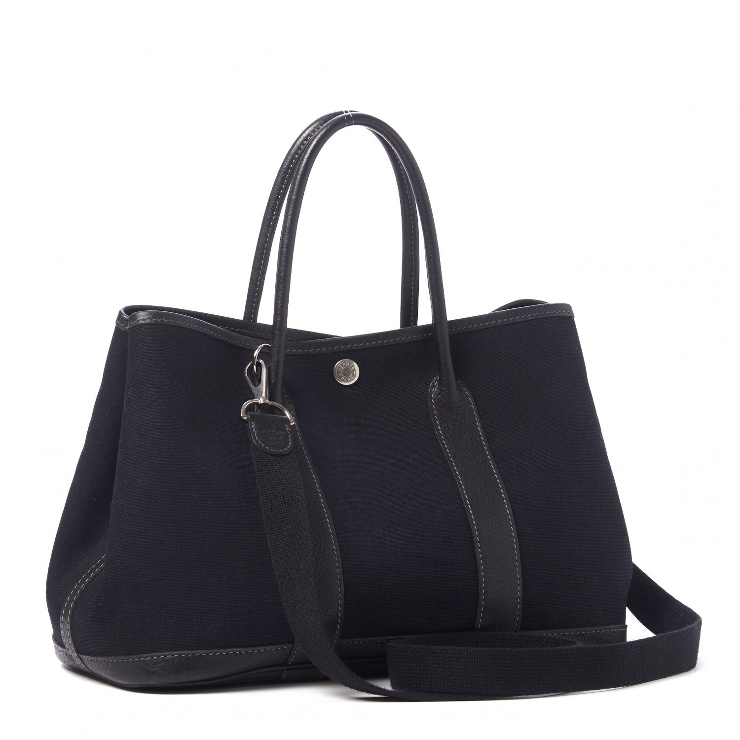Hermes Toile Buffle Garden Party 30 TPM Black 3 of 8
