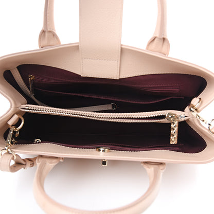 Chanel Grained Calfskin Small Neo Executive Shopper Tote Beige 4 of 8