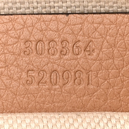 Gucci Pebbled Calfskin Small Soho Disco Bag Camelia 7 of 13