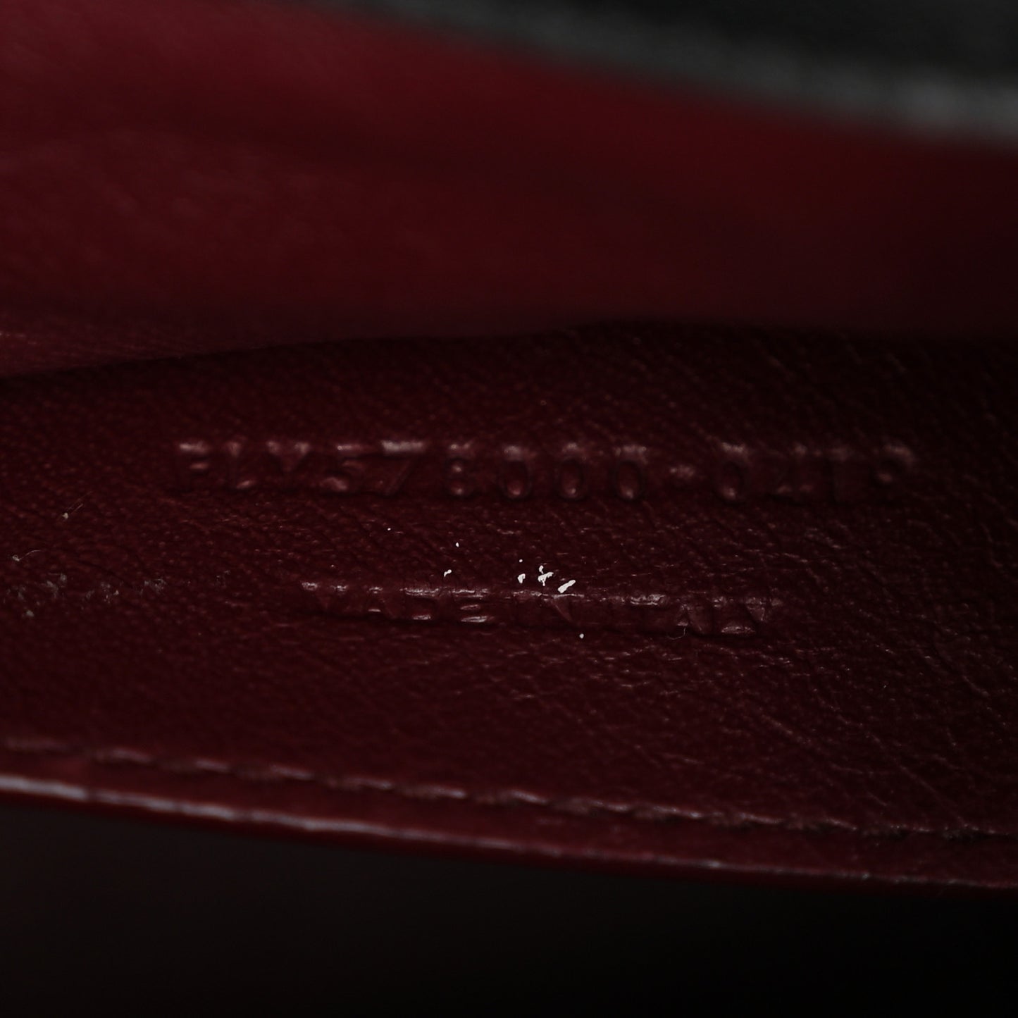 SAINT LAURENT Smooth Calfskin Medium Classic Monogram Cassandra Top Handle Black Rouge Legion