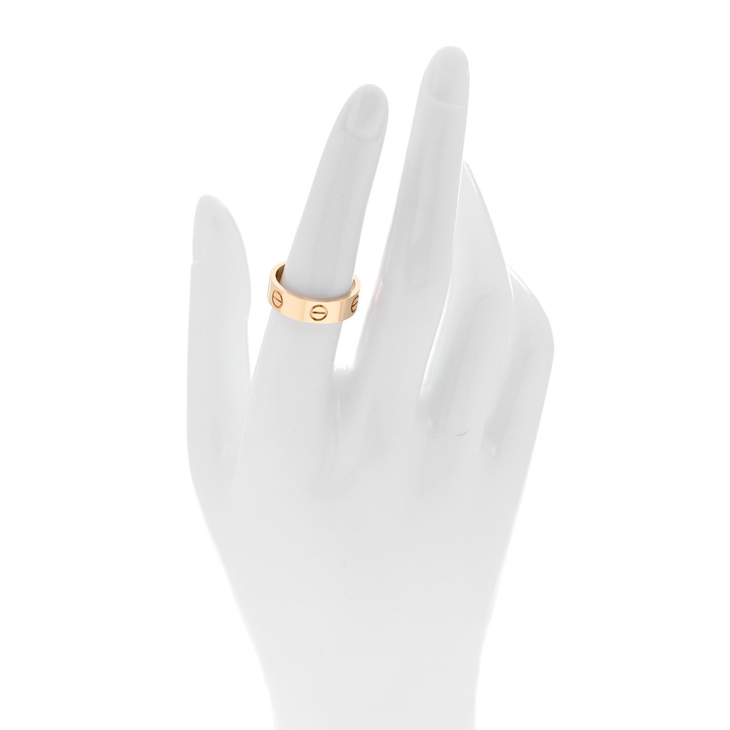 18K Yellow Gold 5.5mm LOVE Ring 54 7