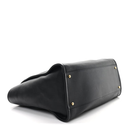Chanel Calfskin Medium Deauville Tote Black Multicolor 4 of 10