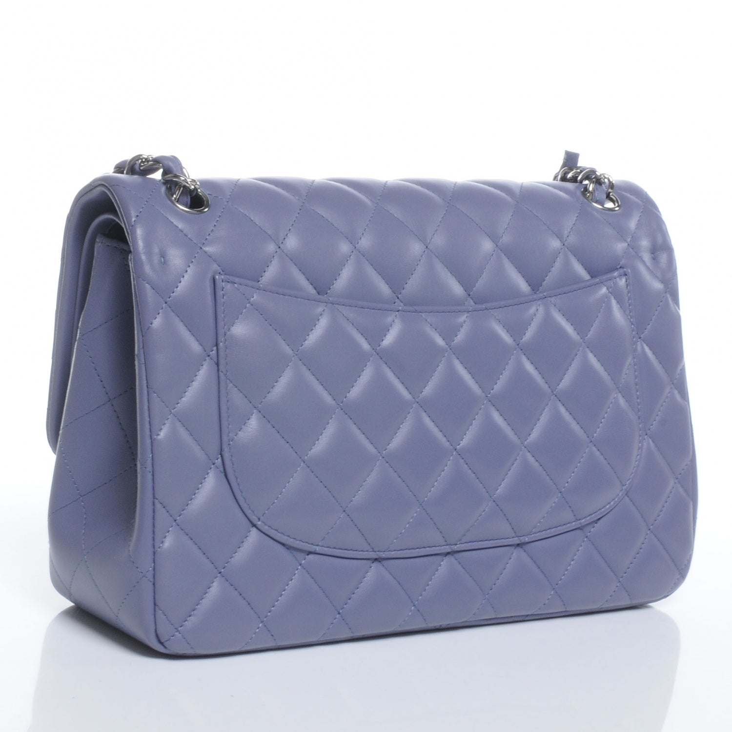 Chanel Lambskin Jumbo Double Flap Lavender 3 of 9
