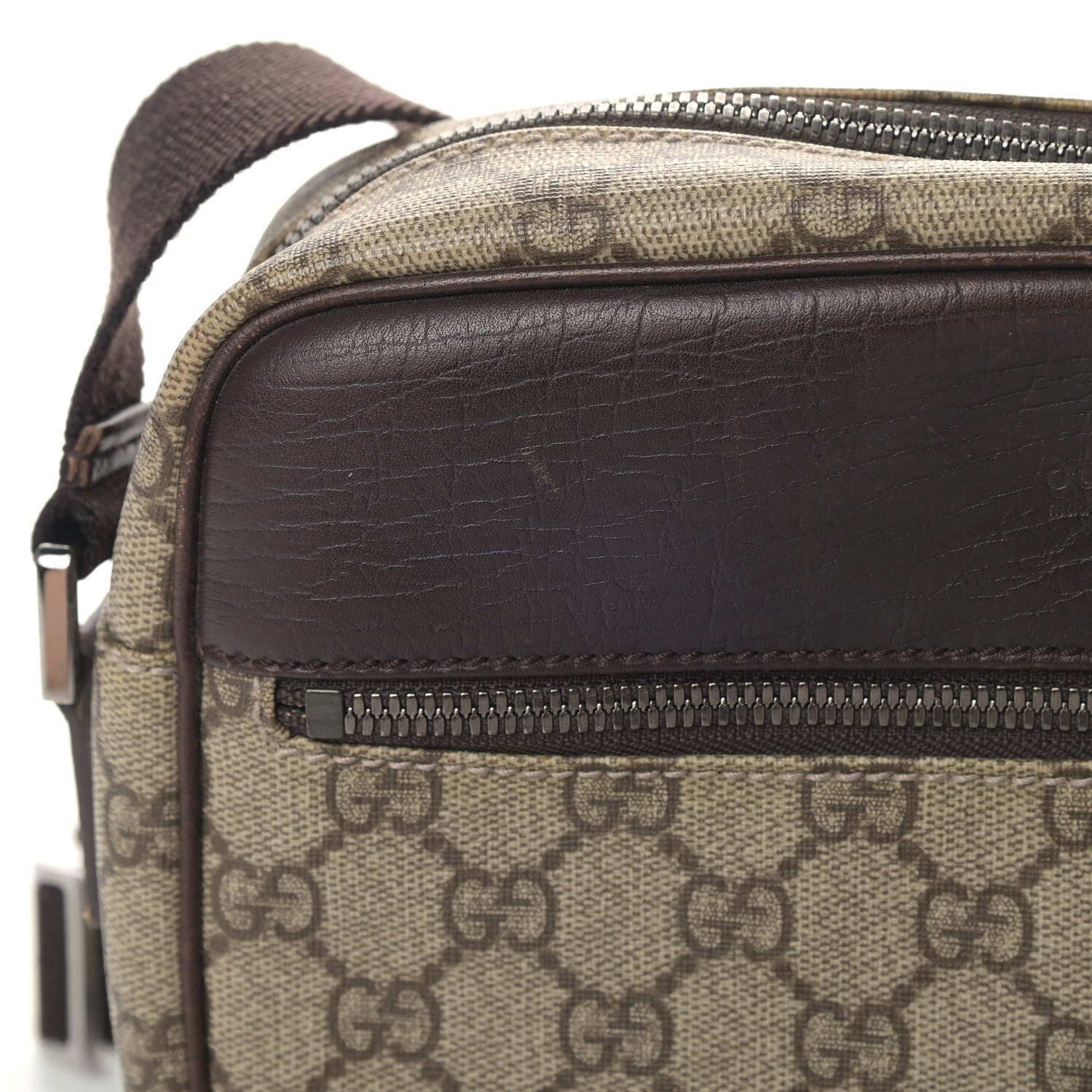 Gucci GG Plus Monogram Shoulder Bag Dark Brown 5 of 7