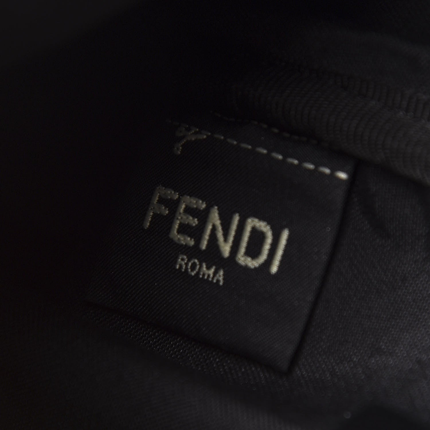 Fendi Neoprene Mesh Vitello Grace FF Small Messenger Black 8 of 9