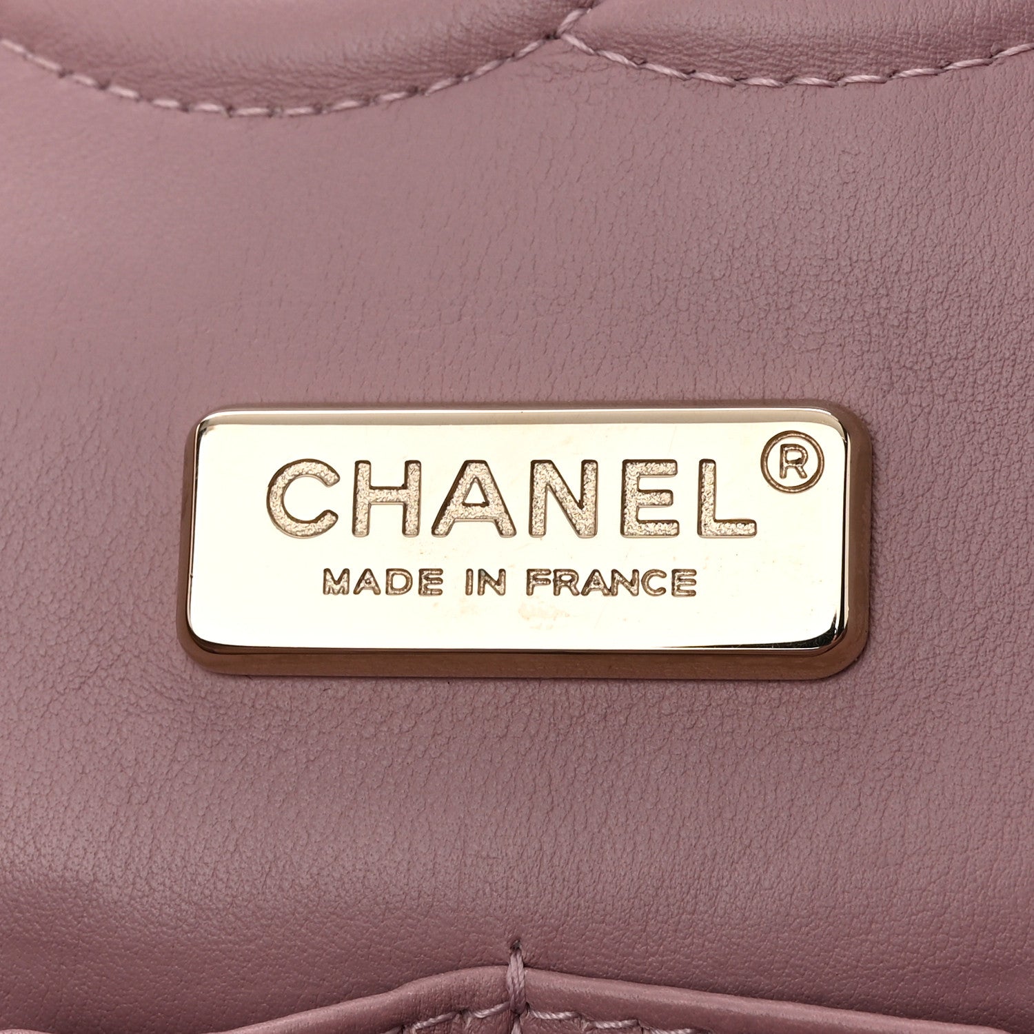 Chanel Metallic Snakeskin Medium Double Flap Pink 6 of 10