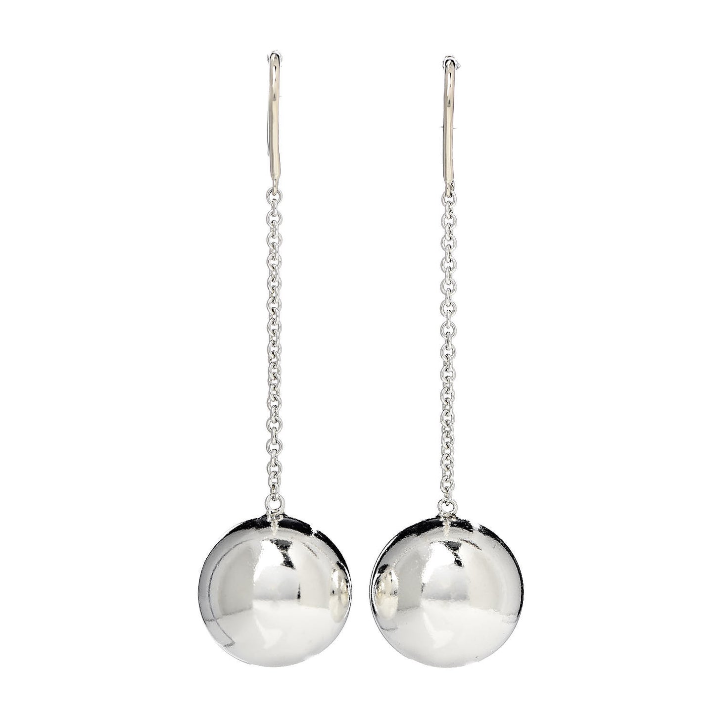 Sterling Silver 14mm HardWear Ball Hook Earrings