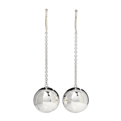 Tiffany Sterling Silver 14mm HardWear Ball Hook Earrings 1 of 4