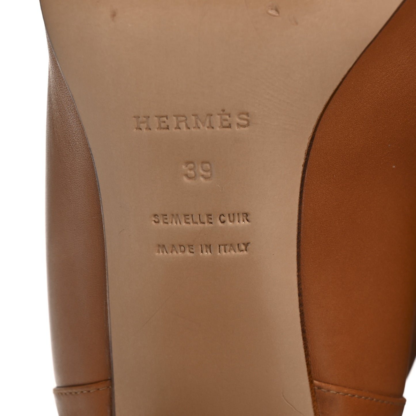Heritage Calfskin Story Boots 39 Naturel