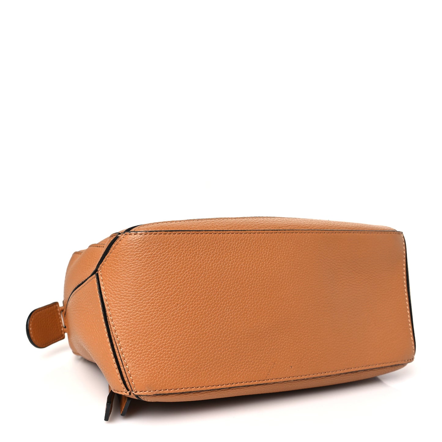 Grained Calfskin Small Puzzle Bag Tan