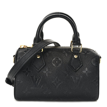 Louis Vuitton Empreinte Monogram Nano Speedy Black 1 of 8
