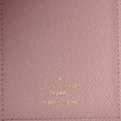 Louis Vuitton Damier Azur Victorine Wallet Rose Ballerine 6 of 9