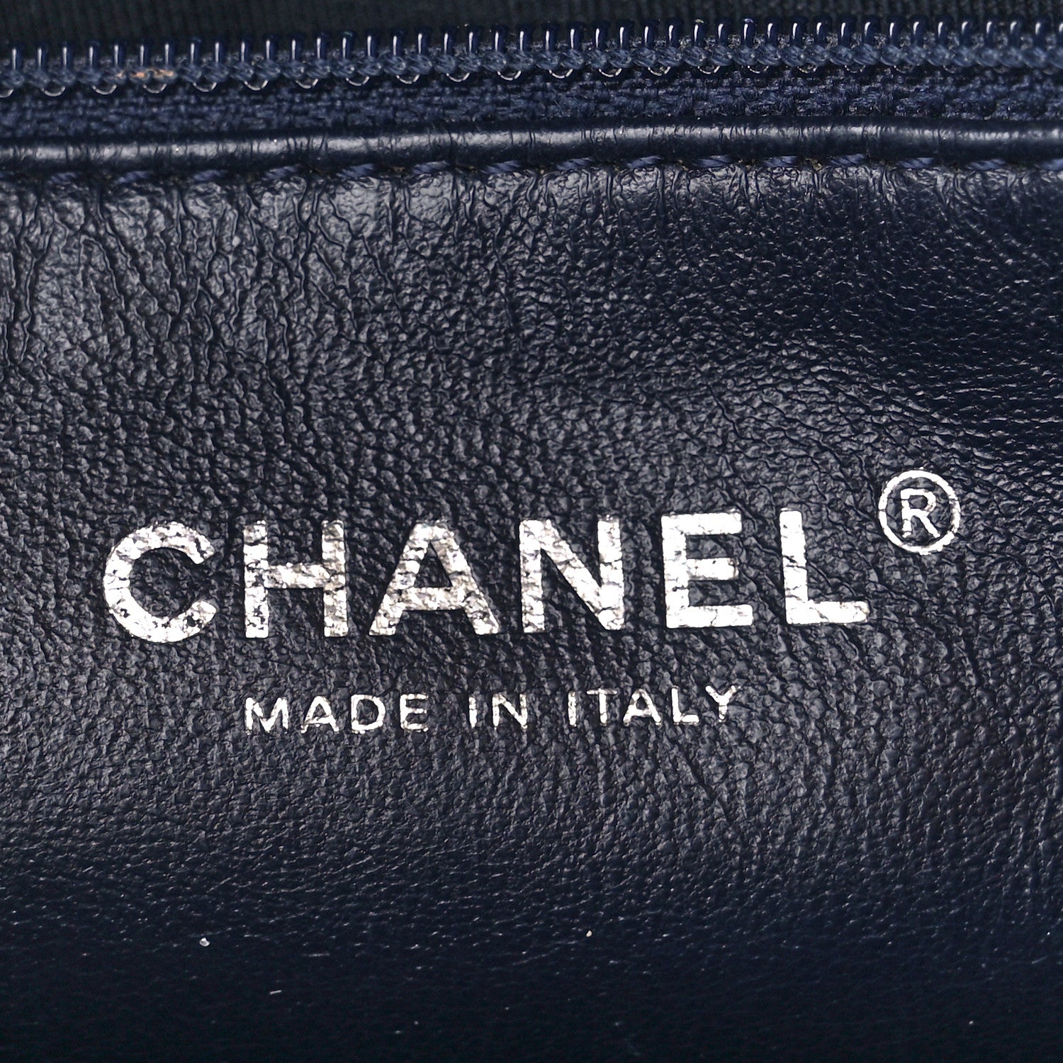 Chanel Lambskin Quilted Medium Camera Case Navy Blue 7 of 12