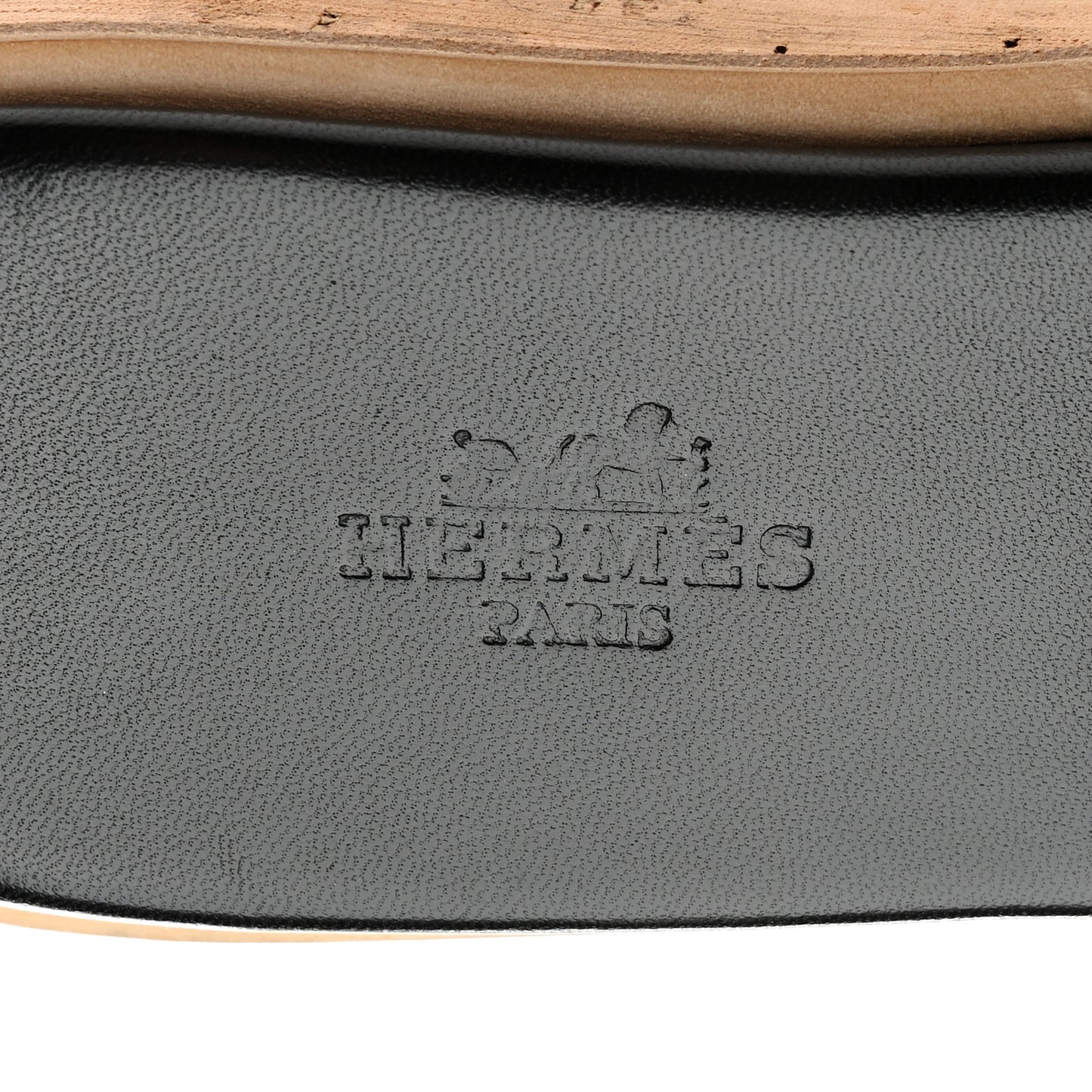 Calfskin Cork Eze 30 Sandals 37 Black